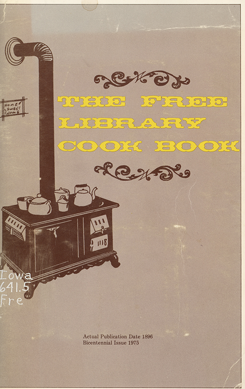 This facsimile reprint of a cookbook compiled by the ladies of Grinnell for the Free Library of Grinnell includes a history of the library, a catalogue of the collection, and advertisements.