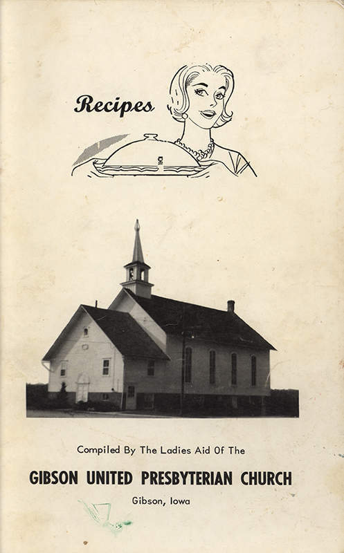 This cookbook was compiled by the Ladies Aid Society of the Gibson United Presbyterian Church. It includes recipes for salads and dressings, canning and preserving, meat and vegetable dishes, and desserts.