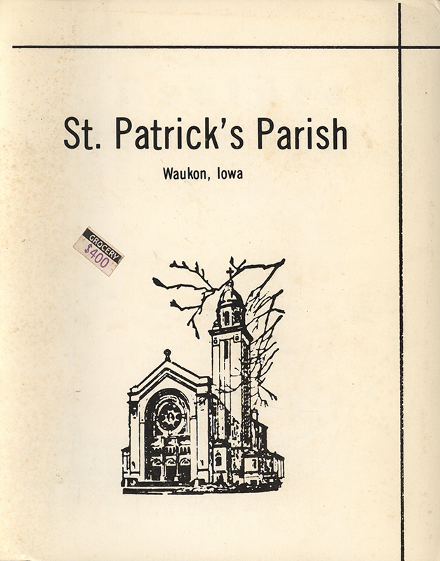 A cookbook compiled by St. Patrick's Parish in Waukon, Iowa. Includes recipes for bread, cookies, meats and main dishes, casseroles, and "party favorites." The book also has various tips for housekeeping, cooking, and cleaning.