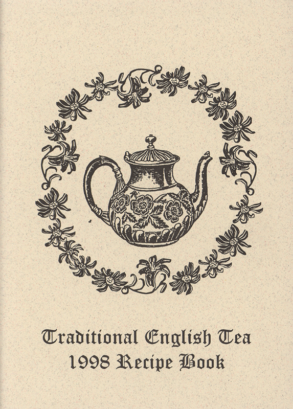 This cookbook contains the recipes used for the 1998 traditional English tea hosted by St. John's by the Campus. It includes recipes for the sandwiches, cookies, pastries, and cakes served at the event.