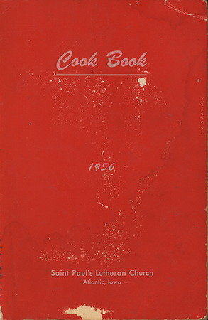 A community cookbook compiled by members of Saint Paul’s Lutheran Church in Atlantic, Iowa. The book features regional and international recipes—especially for baked goods—and highlights cultural contributions from Norway, Denmark, and Germany.