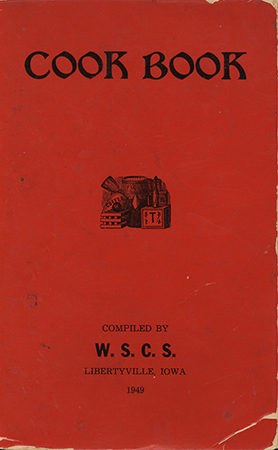 This cookbook compiled by the Women's Society of the Libertyville Methodist Church includes a history of the church, photographs, advertisements, household tips, and four additional handwritten recipes.