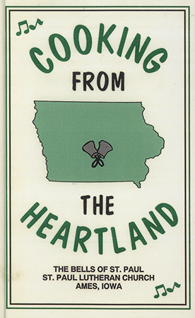 This cookbook compiled by the Bells of St. Paul includes household tips.