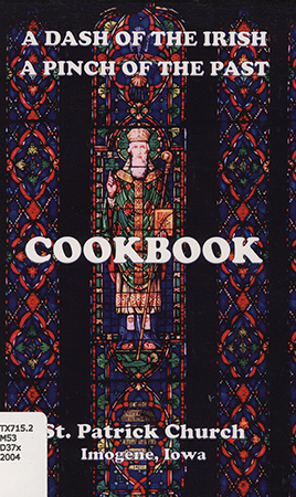 This cookbook compiled by the Imogene St. Patrick Church includes a history of the church and household tips.