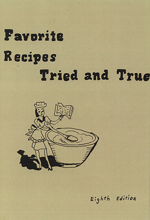 This cookbook compiled by the Plymouth Circle of the Congregational United Church of Christ in Denmark, Iowa includes a list of organization officers and members.