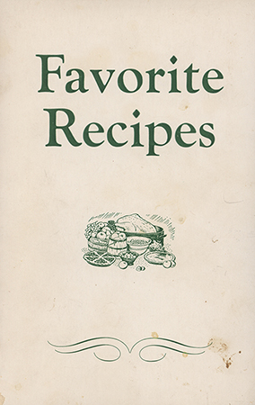 This cookbook compiled by the Young Married Couples Club of St. John's Catholic Church in Delhi, Iowa includes advertisements.