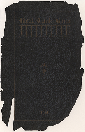 This cookbook compiled by the Ideal Embroidery Club in Atlantic, Iowa includes advertisements.