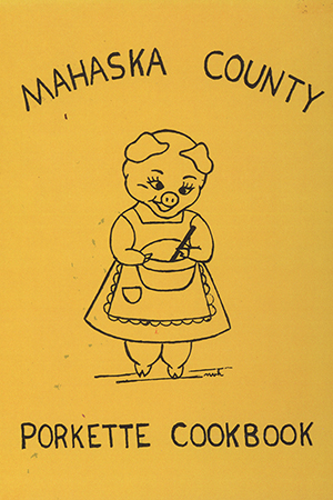 This cookbook compiled by the Mahaska County Porkettes includes a list of organization objectives.