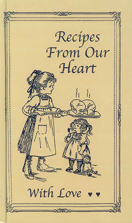 A community-curated cookbook compiled by the employees, residents, families, and friends of the Community Memorial Health Center in Hartley, Iowa. This 2001 publication includes recipes for breads, desserts, main dishes, salads, and more, shared as gestures of love, memory, and tradition.