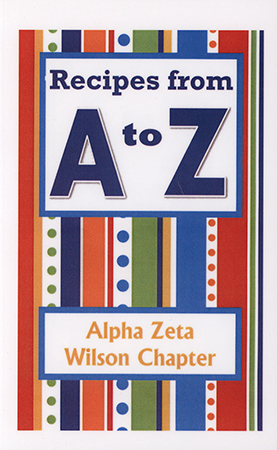 This cookbook is a collection of recipes submitted by Alpha Zeta members and people within the College of Agriculture and Life Sciences at Iowa State University. Includes recipes for appetizers, salads, main dishes, soups, cookies, and cakes. Sections also have hints for cooking.