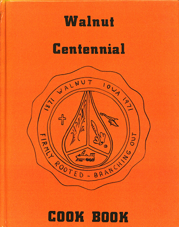 This cookbook was compiled to celebrate the centenary of Walnut, Iowa. It includes a section of recipes from the "pioneer" days, and another section of recipes from first ladies of the United States and Iowa. Other sections include recipes from other states, international recipes, and recipes for cakes, casseroles, quick meals, fish, salads, soups, and canning.