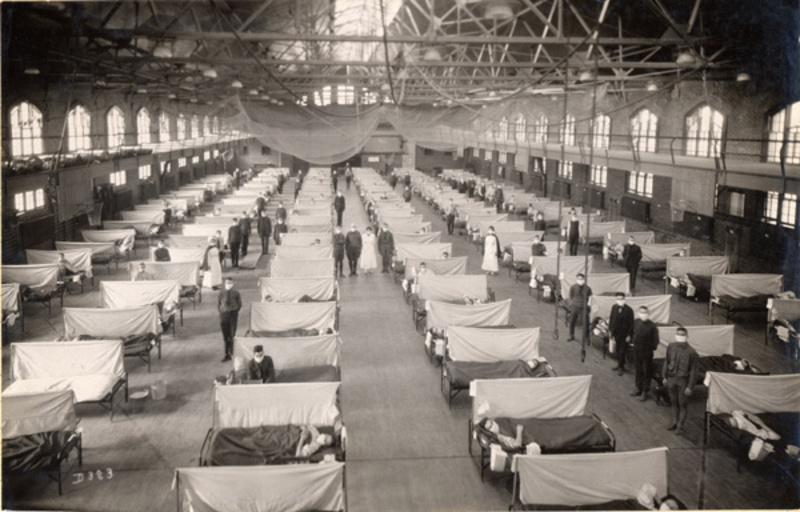 State Gym during the influenza epidemic of 1918