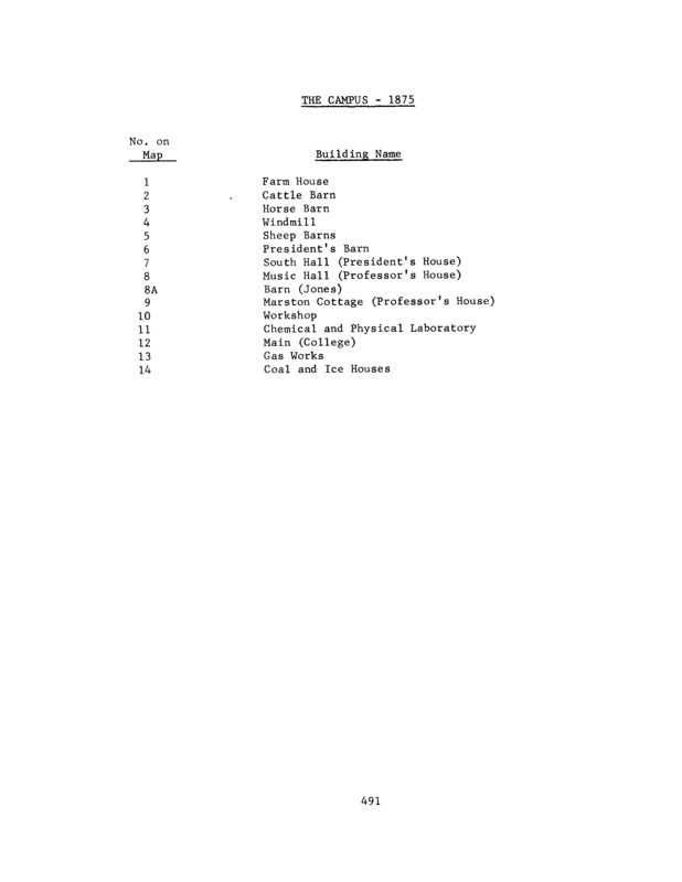 Iowa State campus map 1875