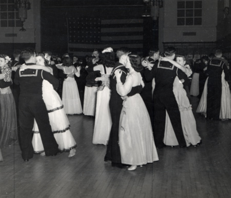 Ship Friday Navy dance, 1945