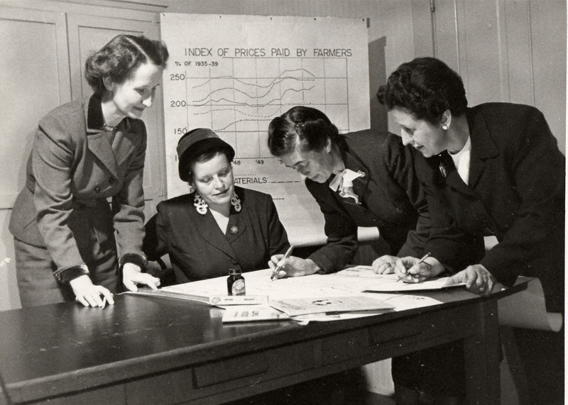 Photograph of four Home Economic leaders.