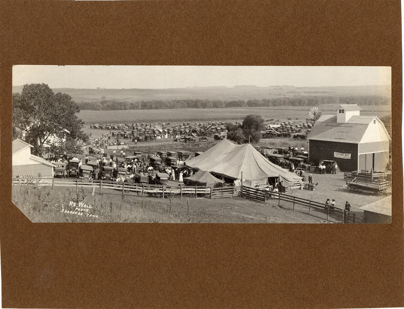 Photograph of the Pilot Rock Plowing Match and the Cherokee County Livestock Show in the early 1920s.