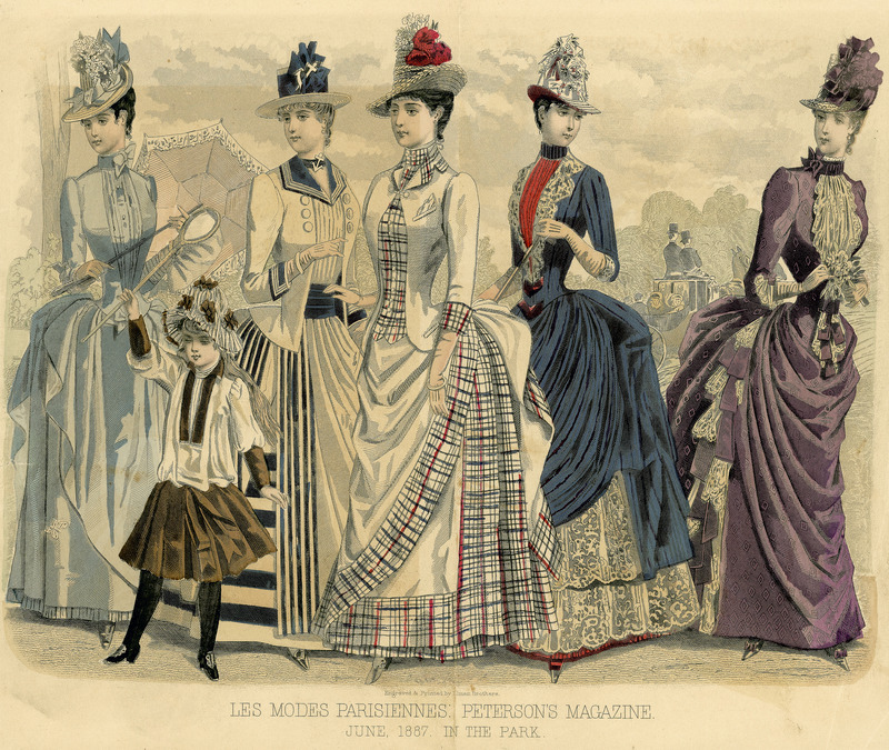 Day dresses | Mary A. Barton Fashion Illustration Collection