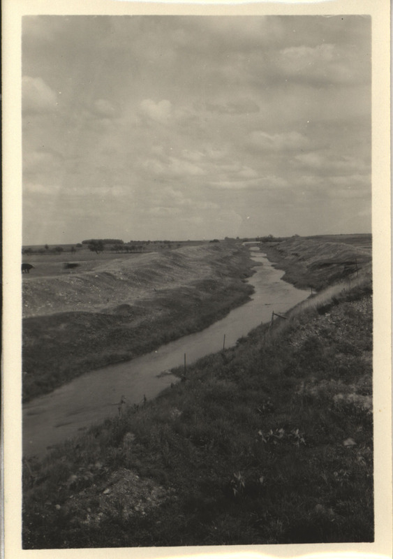 Photograph of a tile ditch pasture of Iowan drift from the Cerro Gordo Co. area.