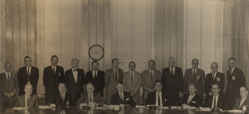 Photograph of U.S. Atomic Energy Commission staff