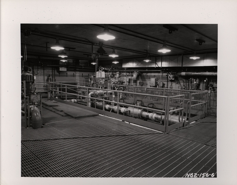 Photograph of President John F. Kennedy and others during his 1962 visit to Los Alamos National Laboratory