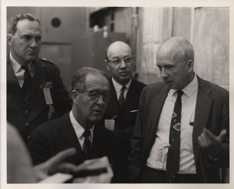 Photograph of Dwight Ink with others