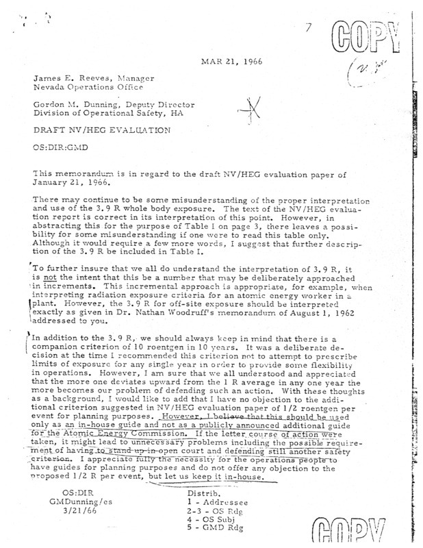 Annotation: "Draft NV/HEG evaluation"