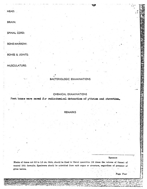 University of Tennessee Agricultural Research Program veterinary necropsy protocols (continued)