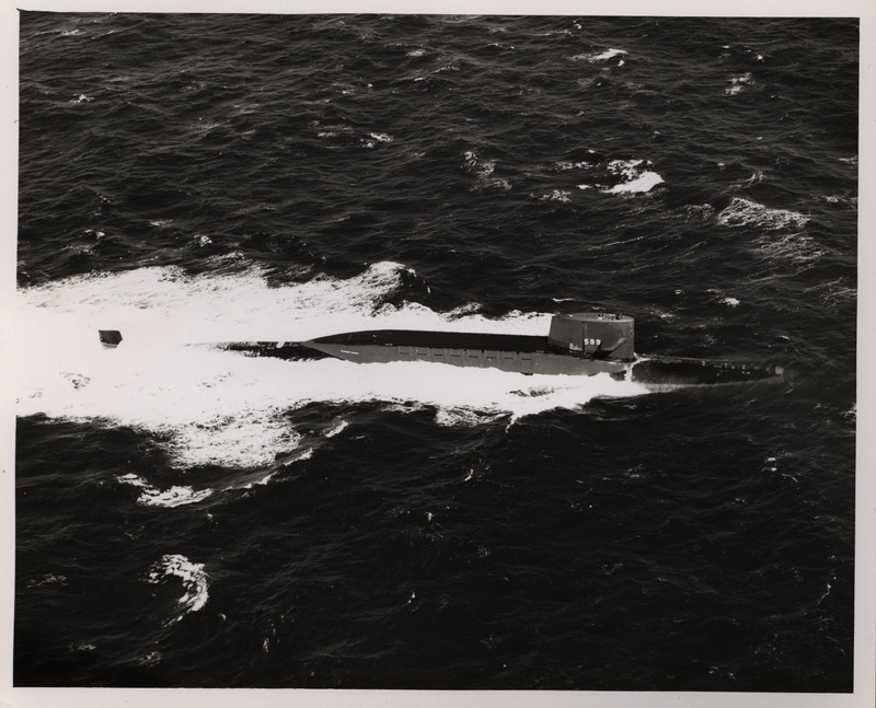Photograph of nuclear submarine