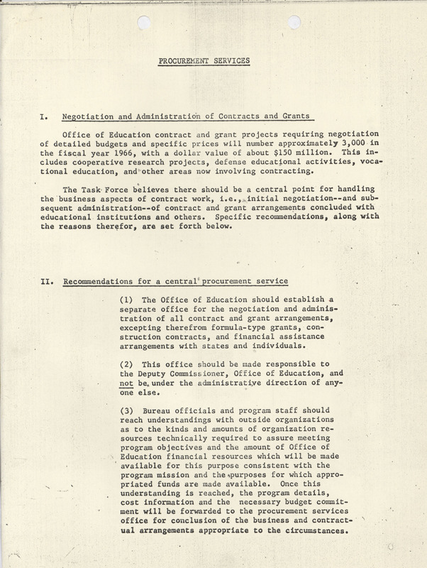 Procurement services