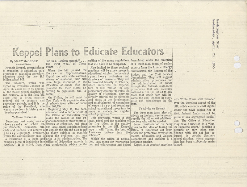 Keppel plans to educate educators