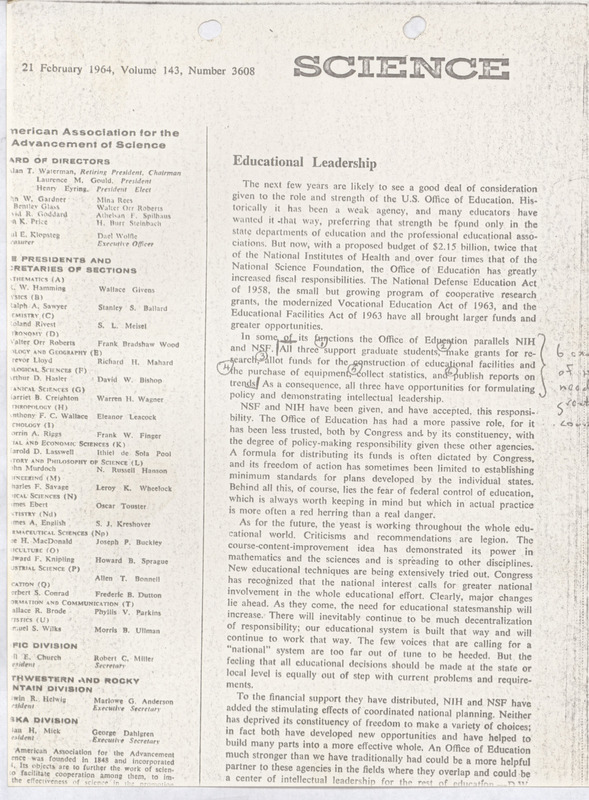 Educational leadership