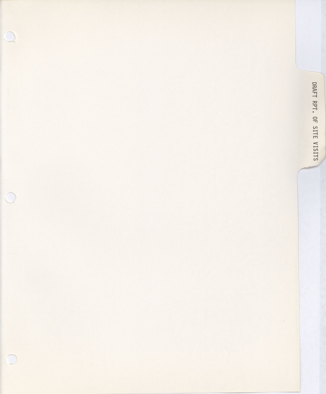 Federal Energy Management Program energy conservation site visit report