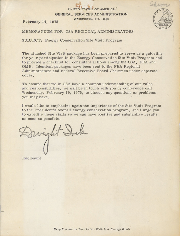 Energy conservation site visit package