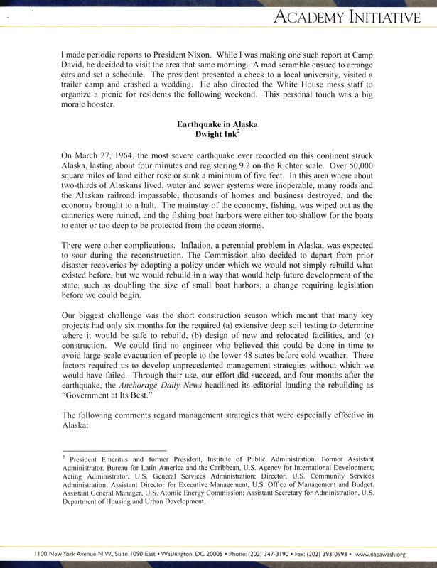 Annotation: Academy Initiative