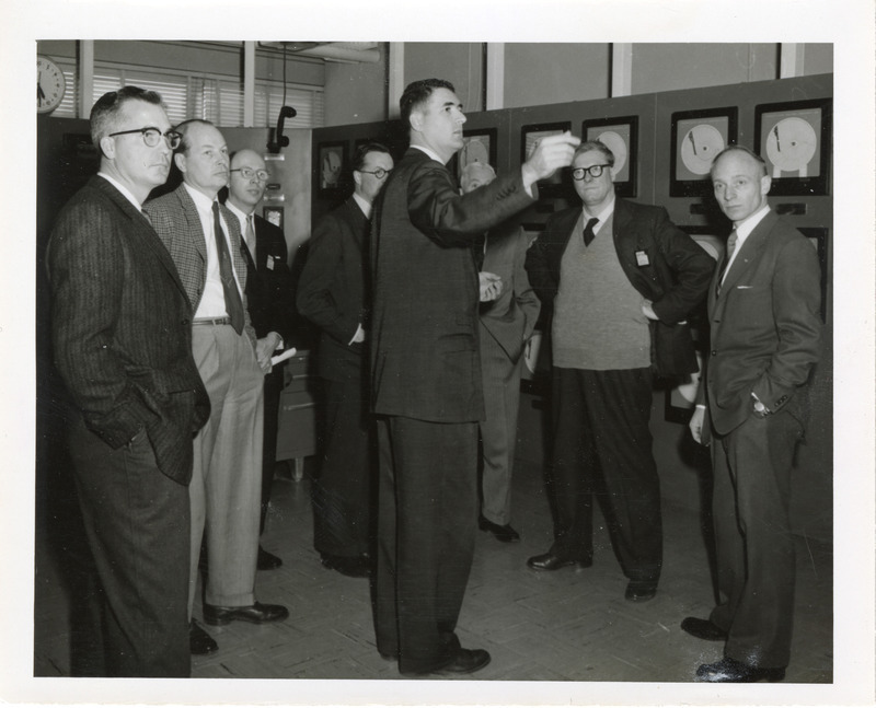 Photograph of Dwight Ink and unidentified men