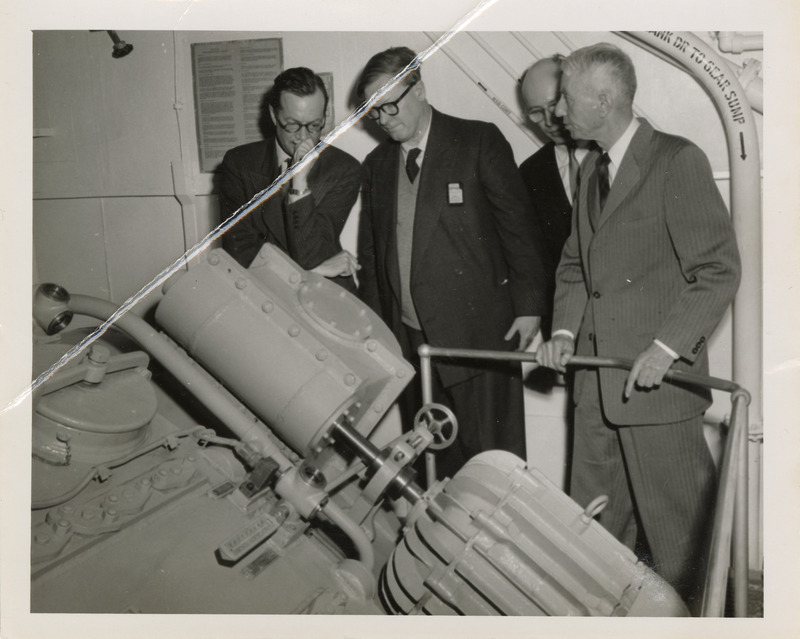 Photograph of Dwight Ink and unidentified men