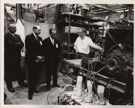 Photograph of group of people at the Los Alamos National Laboratory