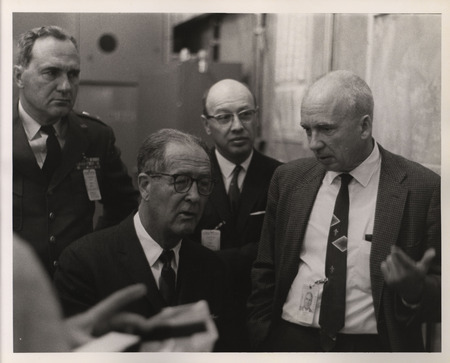 Photograph of Dwight Ink with others