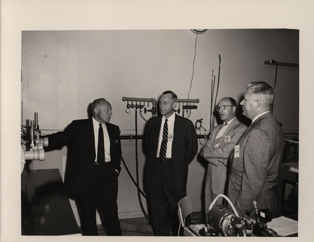 Photograph of Dwight Ink with others