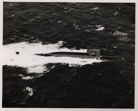 Photograph of nuclear submarine