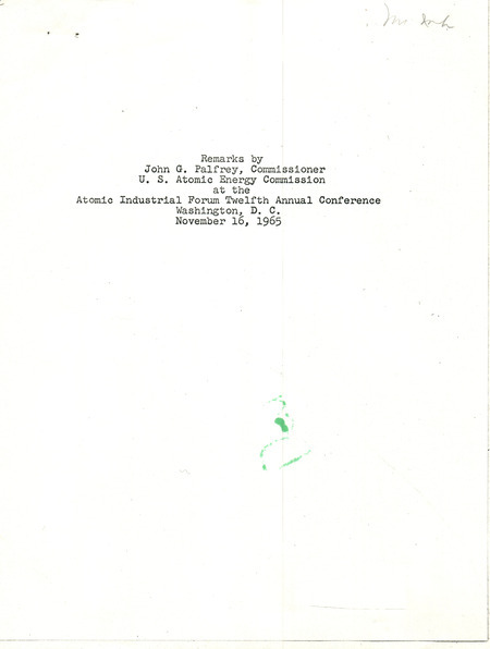 Annotation: AEC = acronym for atomic energy commission