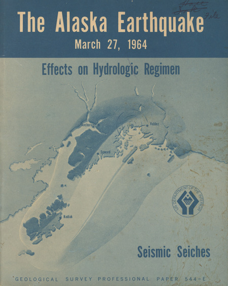 The Alaska earthquake, March 27, 1964: effects on hydrologic regimen. Seismic seiches