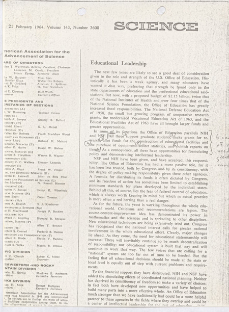 Educational leadership