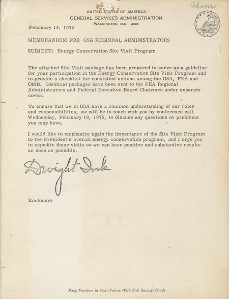 Energy conservation site visit package