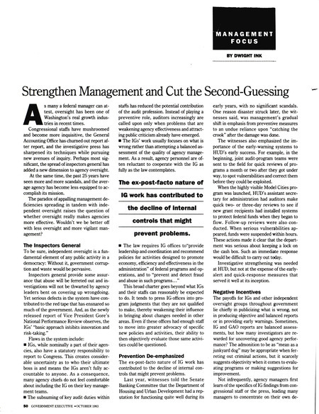 Annotation: Management Focus