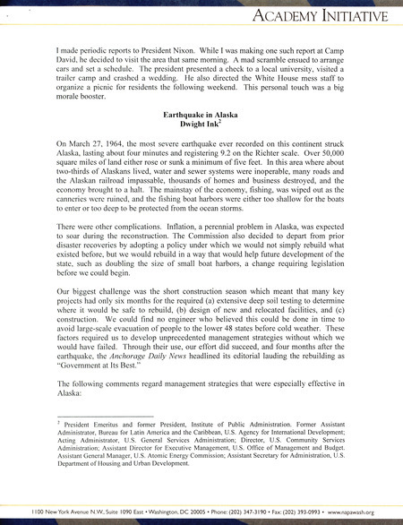 Annotation: Academy Initiative