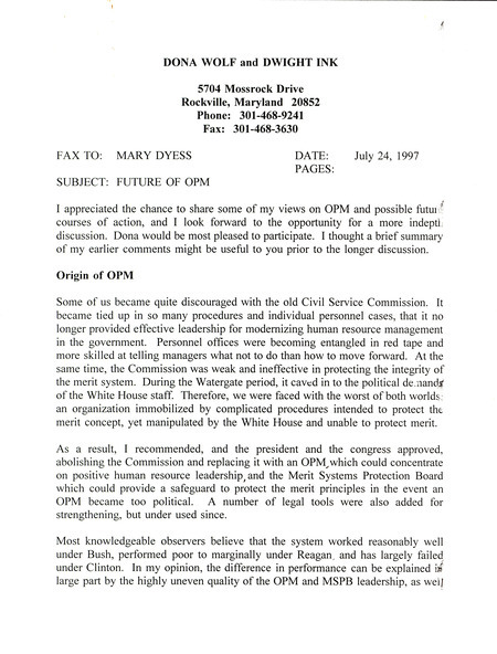 Annotation: OPM: Office of Personnel Management