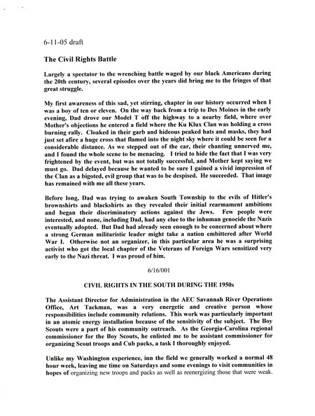 Annotation: "6-11-05 draft"