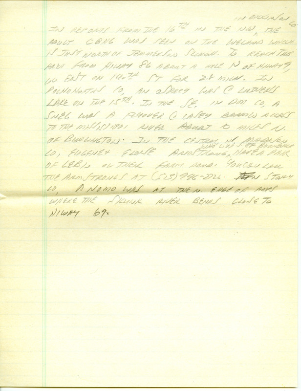 Iowa RBA update for July 14, 1997. Highlights of the update include sightings of a Scissor-tailed Flycatcher, a King Rail, a first year Sabine's Gull, Piping Plovers, and Least Terns. Also included are handwritten notes for the next week's update with sightings of a Snowy Egret, a pair of Least Bitterns, and a Northern Mockingbird.