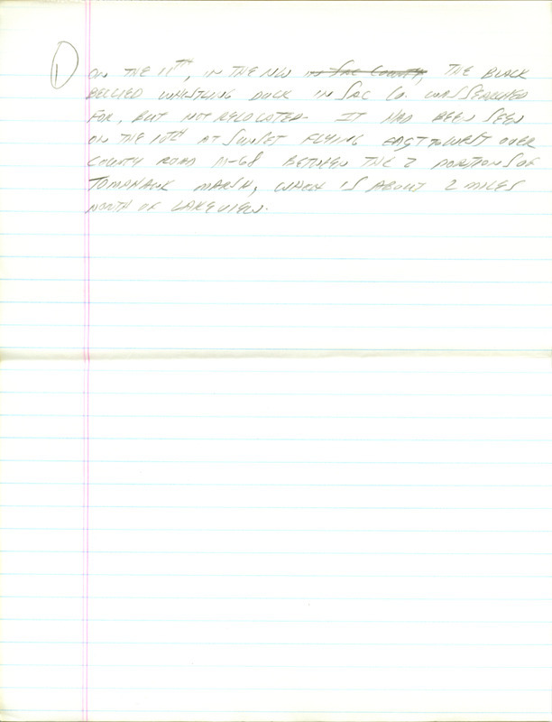 Email for the Iowa RBA for April 6, 1998. Highlights include Long-tailed Duck, Smith's Longspurs and Fish Crow. Includes hand written notes in preparation for next week's update.